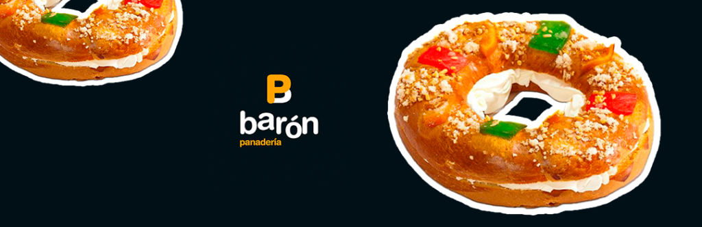 Roscon de Reyes Artesano Online Panaderia Baron